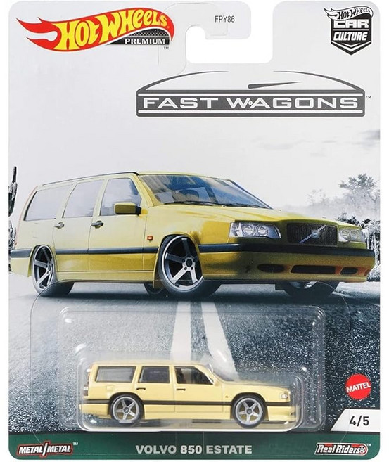 핫 휠 (Hot Wheels) 자동차 문화 패스트 왜건 - 볼보 850 에스테이트 GRJ67, 상세페이지 참조