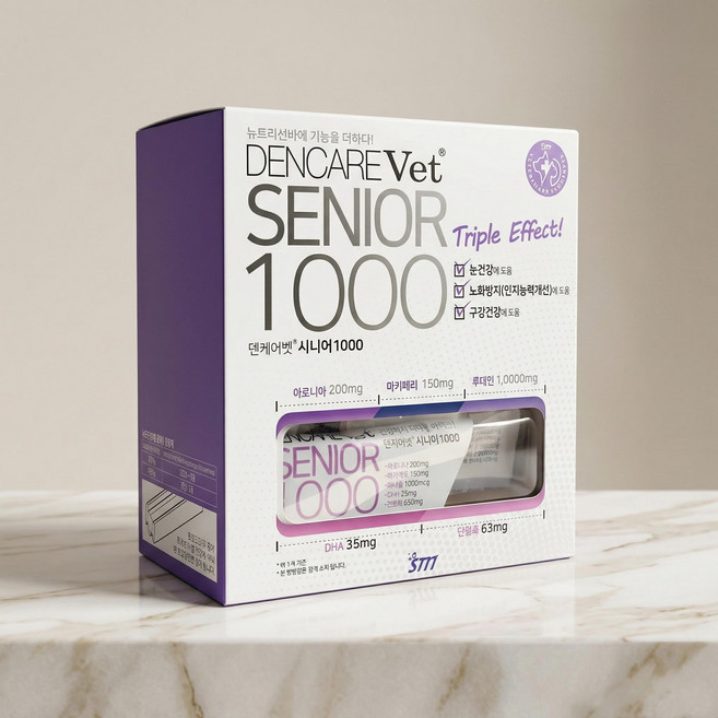 덴케어벳 추가증정 에스틴 시니어 150g 15P 3p 1개 칭찬용간식