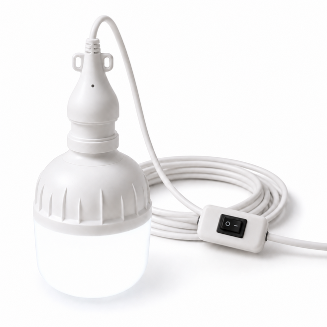 삼정 유선 현장 led 작업등 캠핑 30W, 1개, 5M화이트전선+30W흰빛전구