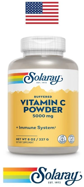 솔라레이 비타민C 파우더 5000mg 227g(8oz), 1개, 227g - 쿠팡
