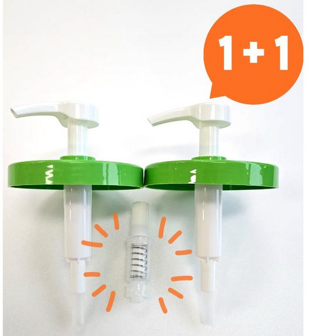 코코로이 세타필호환 펌핑기 펌프 헤드 453g 550g 566g 호환, 2개, 그린