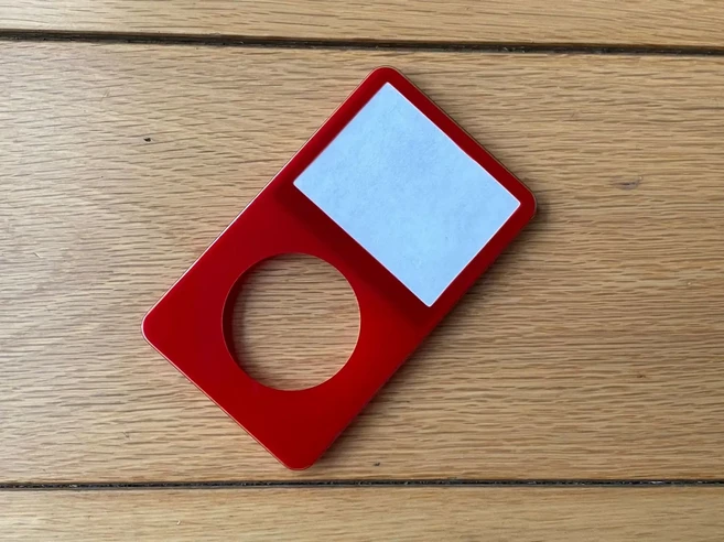 아이팟 클래식 5세대 5.5세대 전면 케이스 패널 30GB 60GB 80GB 비디오 블랙 화이트 투명 퍼플 블루 옐로우, 01 CN, 14 Red