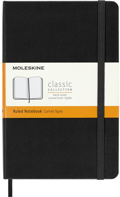 MOLESKINE 經典硬殼筆記本, 黑, 1個