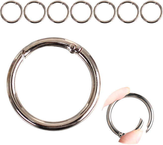 [모핸] 39mm 오픈키오링 (오링고리), 8개, 은색