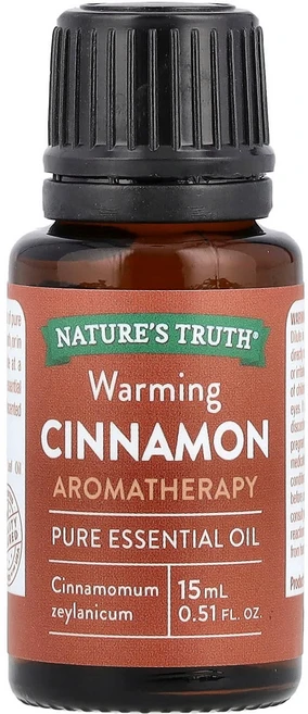 네이처스 트루스 퓨어 에센셜 오일 워밍 시나몬 15ml (0.51 fl oz) NTH-10311 - 쿠팡