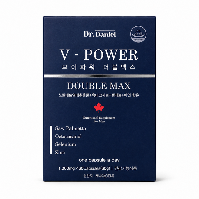 아이비알닥터다니엘 브이파워 더블맥스, 60정, 1개