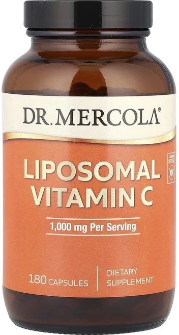 Dr. Mercola 리포소말 비타민C 500mg 캡슐 180정, DrMercola리포소말비타민C500mg캡슐180정, 1개 - 쿠팡