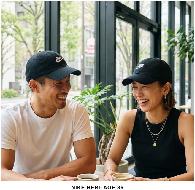 나이키 모자 헤리티지86 퓨추라 워시드 커플 야구 볼캡 씨밀레 패드 증정, 2개, 블랙+화이트