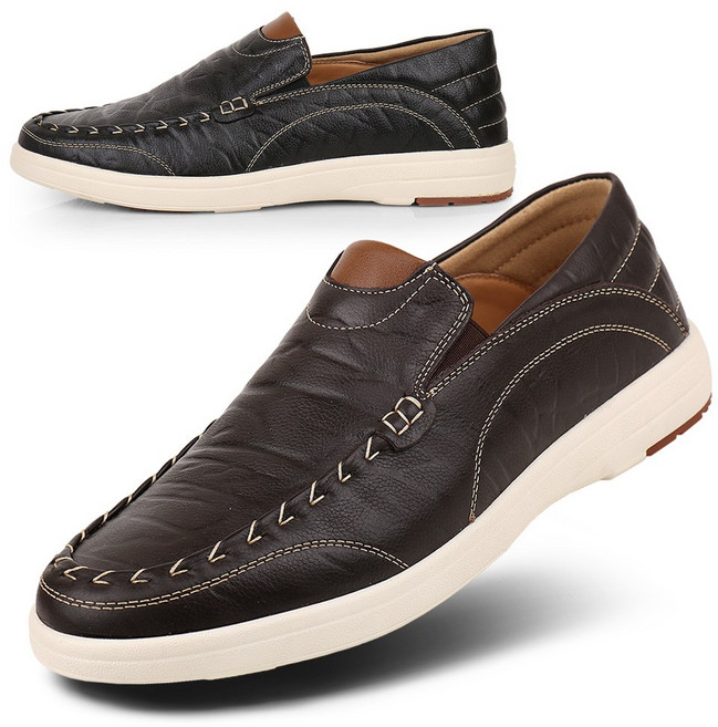 보이센스 남성용 캐주얼 슬립온 남자 단화 링클 컴포트 슈즈 로퍼 남성화