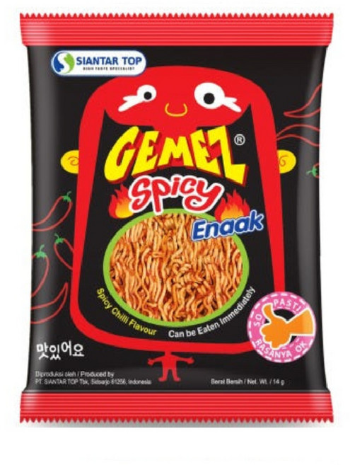 게메즈 에낙 스파이시 라면과자, 14g, 120개