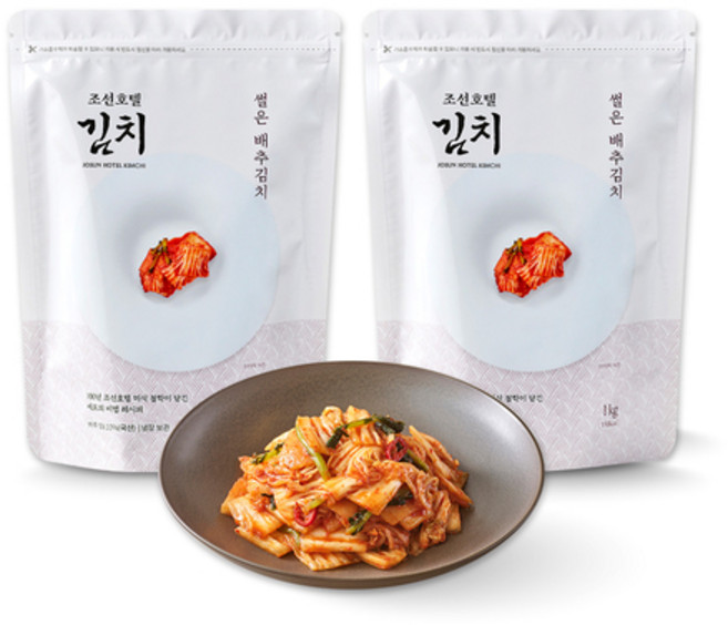 조선호텔 썰은 배추김치, 2개, 1kg