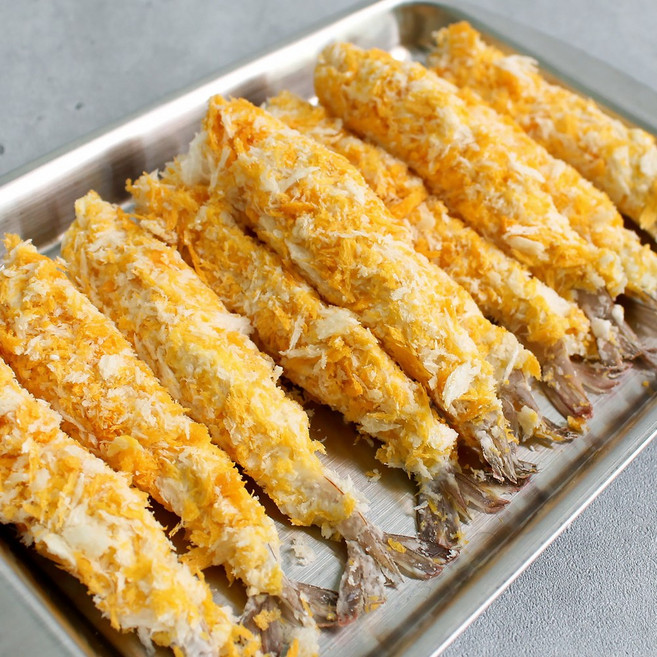 바다받아 빵가루새우튀김 대용량 업소용, 10개, 300g