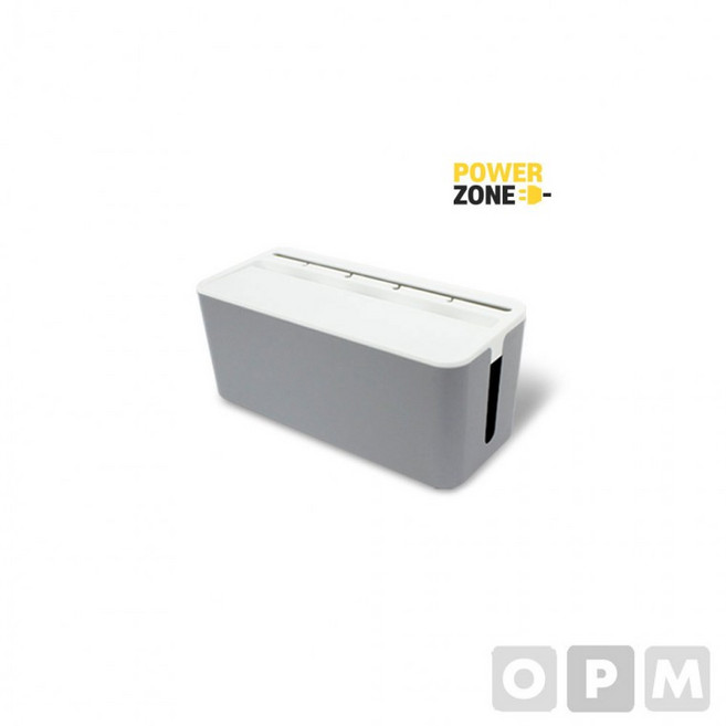 JB)파워존 케이블박스 중 화이트/그레이, 1개