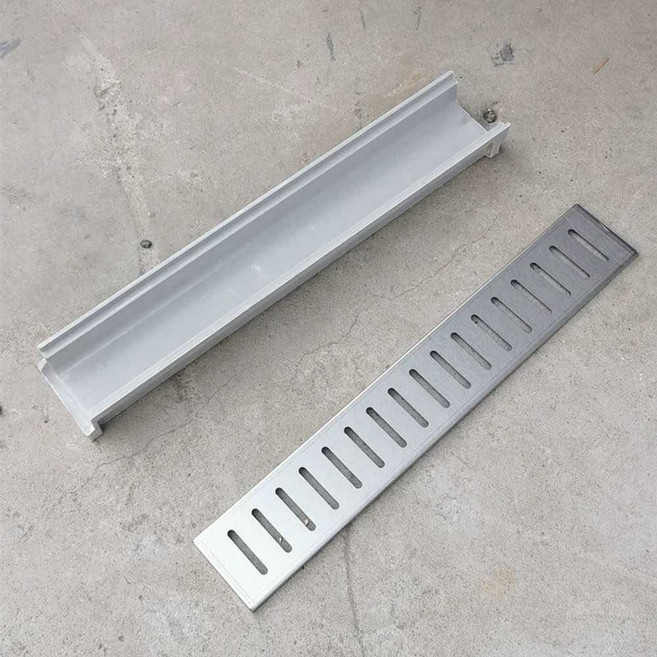 배수관 트렌치 커버 덮개 트랜치 인터페이스 하수구 플라스틱 아이보리15CM 화장실, 1개