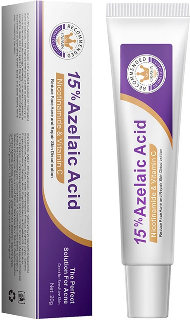 Gurene 아젤라익애씨드 15% 함유 크림 트러블로 생긴 잡티 & 모공 관리, 2개, 20g - 쿠팡