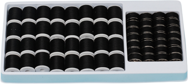 한현 소형 재봉틀 봉제사 실 60종, 1개, 블랙