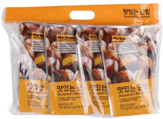 노브랜드 군밤 간식 100g 16개