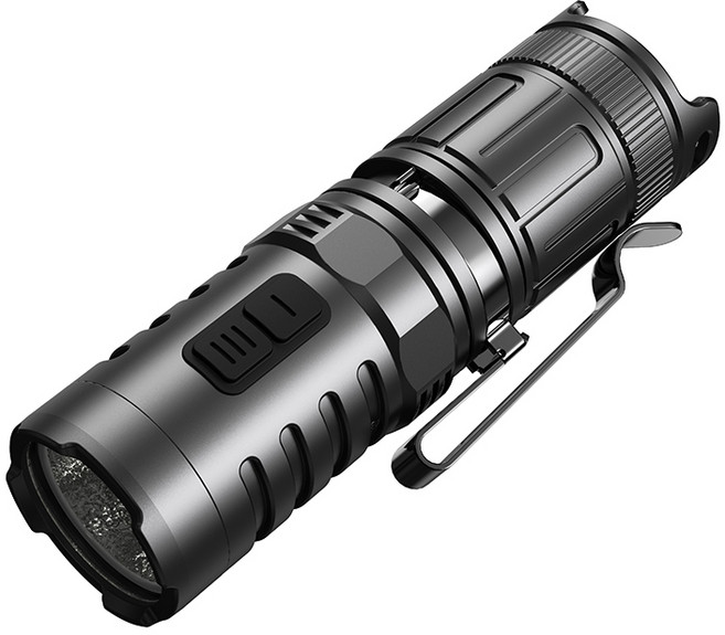 電筒王 KLARUS XT1C Pro 1000流明 200米 戰術頭盔燈 一鍵強光 紅白光 16340, 1個, 台灣總代理_原廠保固5年, Black