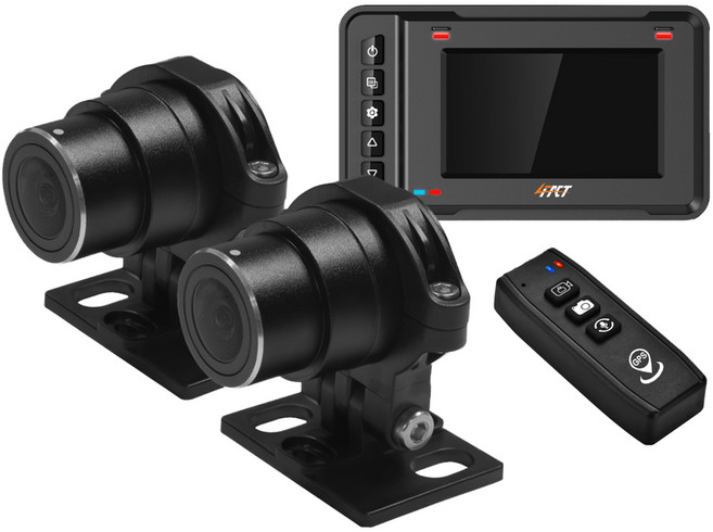 4FACT 포팩트 N2 블랙박스 오토바이 2채널 2K 와이파이 ADAS경보, 1개