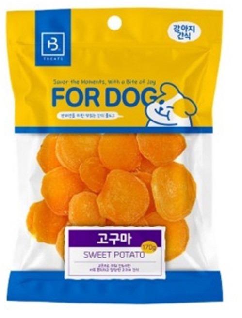 이백이몰 강아지간식 포도그)고구마 170g, 1개, 고구마