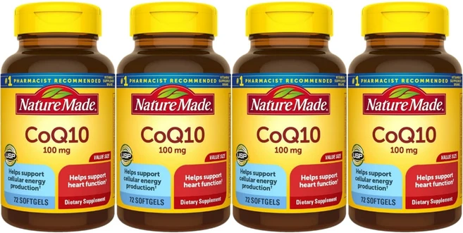 네이처메이드 CoQ10 코큐텐 코엔자임 큐텐 100mg, 4개, 72정, 72정 - 쿠팡