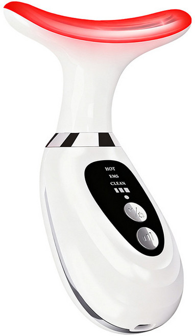 三合一美頸儀淡化頸紋按摩頸部美容儀彩光美頸儀頸紋儀, 1個, 美頸儀(單頭):1個