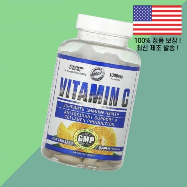 하이테크 파마슈티컬스 비타민C 비타민씨 비타민시 500mg 200정 Hi Tech Pharmaceuticals Vitamin C 200 Tablets, 1개 - 쿠팡
