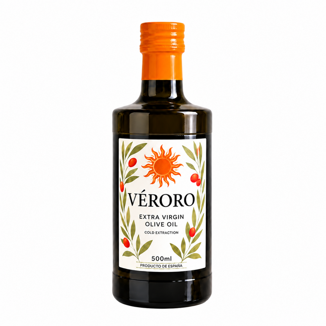 [베로로] 산도 0.18% 최상급 스페인 엑스트라버진 올리브오일, 1개, 500ml