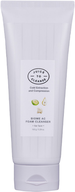 쥬스투클렌즈 바이옴 아크 폼 클렌저, 150g, 1개