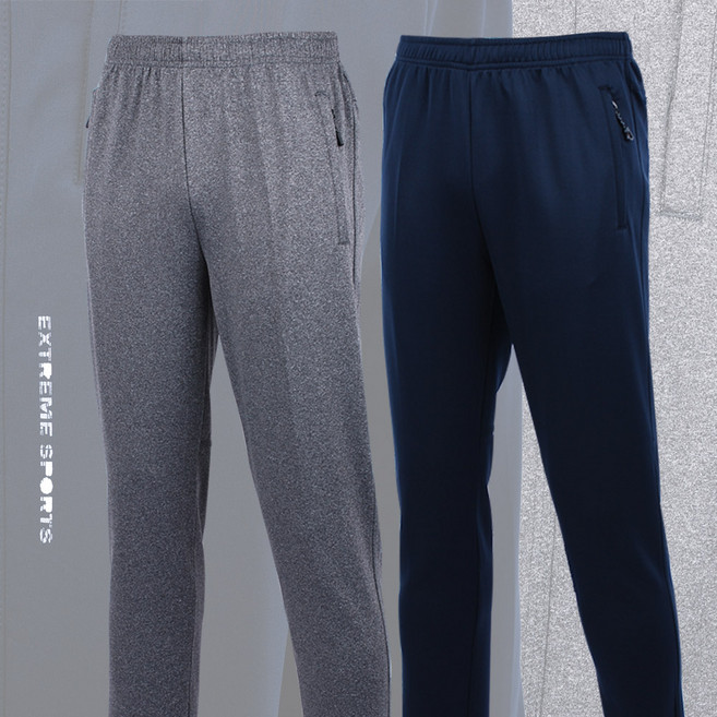 1+1 남성 봄 가을 하의 스판 운동복 밴딩 츄리닝 5XL까지