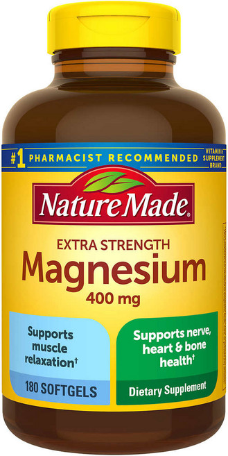 Nature Made Magnesium 네추럴 메이드 마그네슘 400mg 150소프트젤 2팩, 1개, 150정