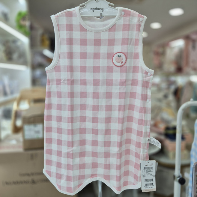 아가방 후르츠수면조끼 (핑크) 01S157501 봄옷 가을옷 아기등원룩 둥이룩 둥이커플룩