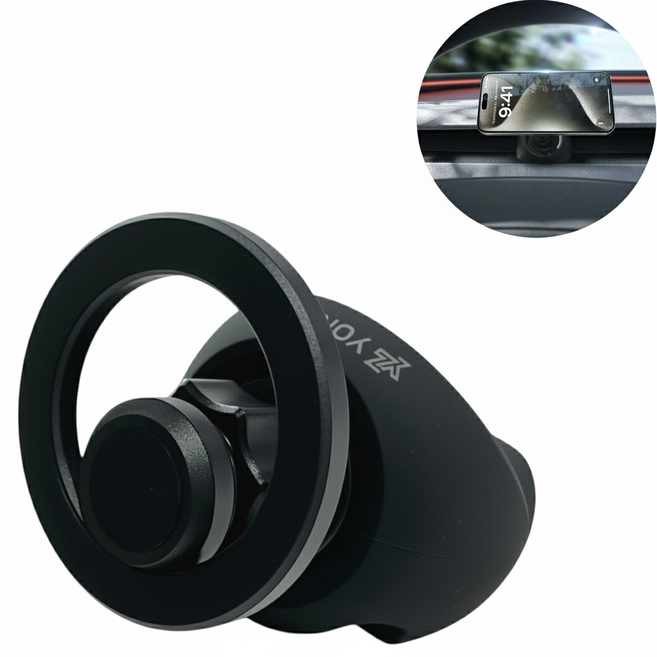 테슬라 모델Y주니퍼 모델YL 모델3하이랜드 YZ 맥세이프 거치대 마운트 홀더, 모델Y주니퍼/모델YL/모델3하이랜드 공용, 마운트(맥세이프 포함), 1개