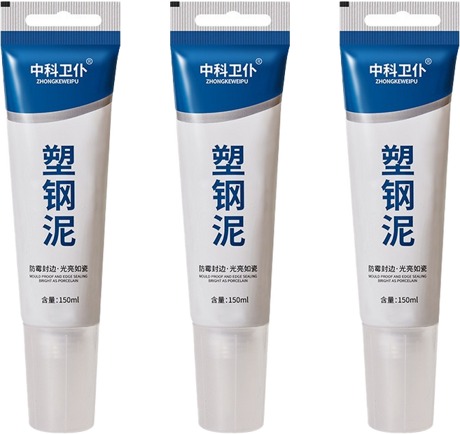 ZHONGKEWEIPU 塑鋼泥 防霉填縫劑, 1個