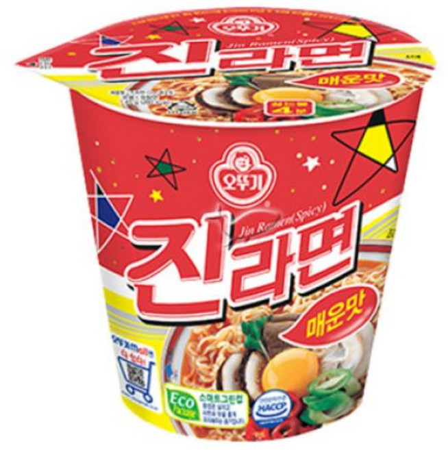 오뚜기 진라면 소컵 매운맛 6입 총4, 오뚜기 진라면 소컵 매운맛 6입 x 4불가