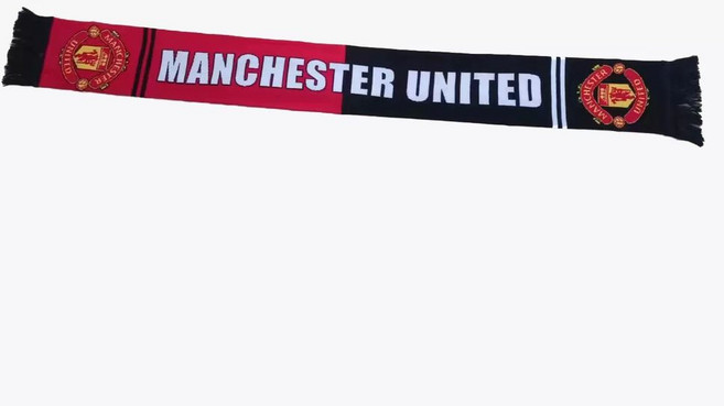 맨체스터 유나이티드 맨유 디자인 네임드 스카프, I. 왼쪽은 빨간색 오른쪽은 검정색