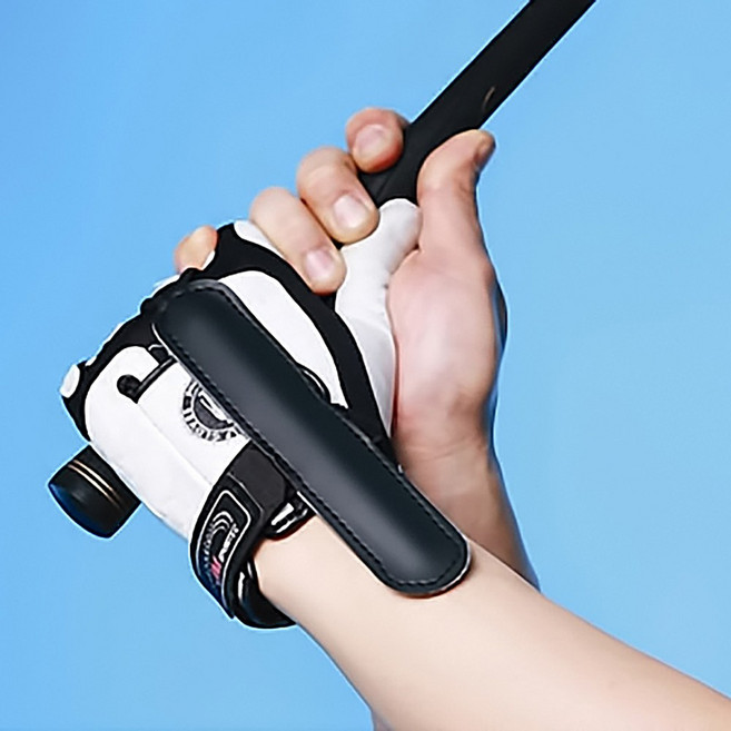 골프천사 자세연습 손목 교정기, 1개, 블랙