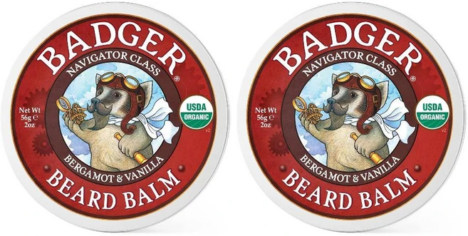 Badger 뱃저 비어드 밤 56g 2팩 - 쿠팡