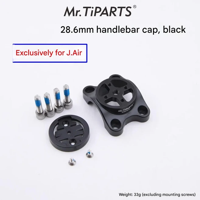 Mr.Tiparts for Java Neo J.Air 삼중 자전거 핸들바 28.6mm 컴퓨터 마운트 4홀 자전거 액세서리, 02 black color