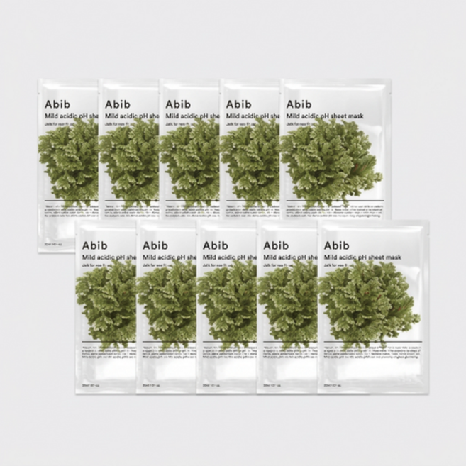 아비브 약산성 pH 시트 마스크 부활초 핏 10매, 1개, 1개입