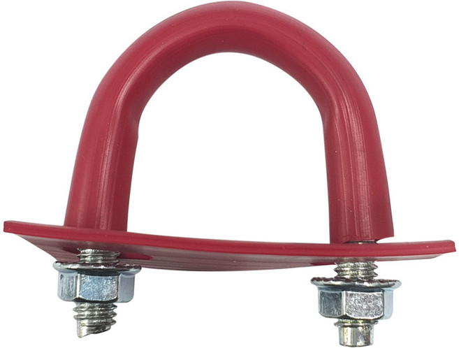 절연유볼트 3/8 x32A 파이프 절연U볼트 배관브라켓, 1개, 69mm, 3/8(9.5mm)