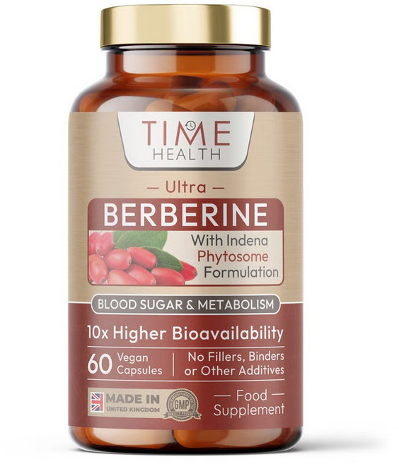 타임헬스 파이토좀 베르베린 1000mg 60캡슐 영국산 베르베비스 파이토솜, 1개, 60정