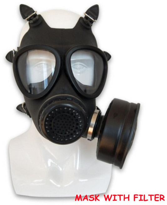 전쟁방독면 군용방독면 화생방방독면 mf1487 유형 전체 얼굴 마스크 화학 호흡기 천연, 1-1마스크 1필터, 1개