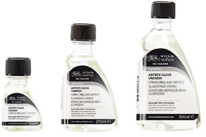윈저앤뉴튼 전문가용 유화 글로스 유광 바니쉬 75ml 250ml 500ml 낱개 - 쿠팡