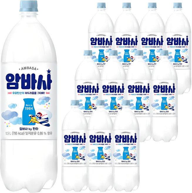 암바사 by 환타, 1.5L, 12개