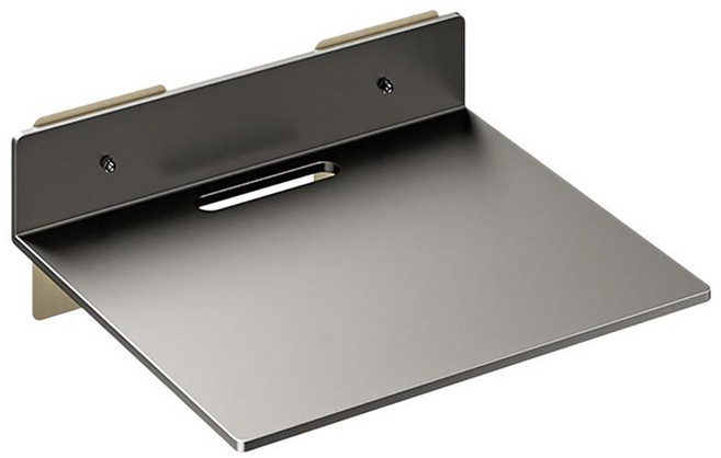 아이레노 무타공 공유기 벽선반 벽걸이 정리 수납 거치대, 그레이, 1단