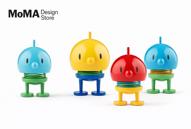Hoptimist 홉티미스트 MoMA 모마 에디션 범블 오브제 장식 굿즈, 레드 옐로