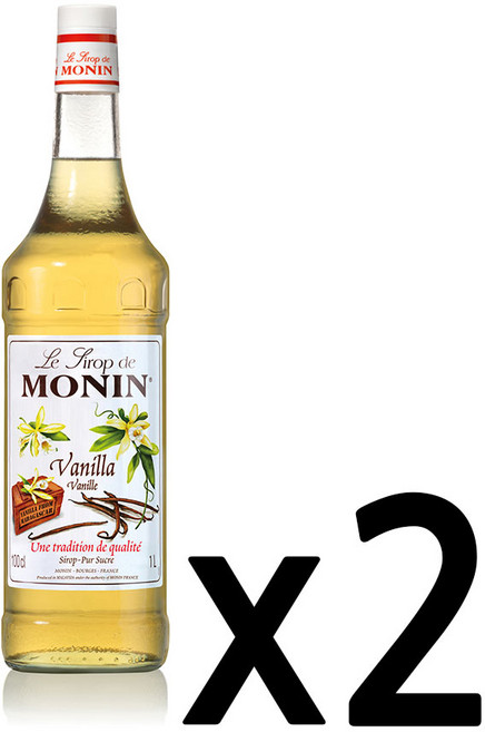 모닌 바닐라시럽 1000ml 2개세트, 1L, 2개