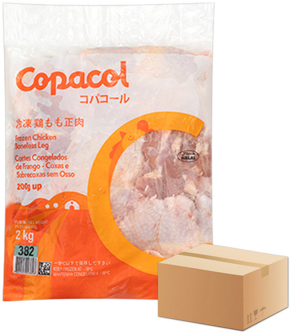 [코파콜] 뼈없는 순살 닭정육 2kg*6팩 닭다리살 대용량, 6개, 2kg