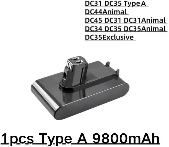 [호환] 배터리 다이슨 V15 V12 V11 V10 V8 V7 SV09 SV10 DC62, [11] 1pcs Type A   9.8Ah